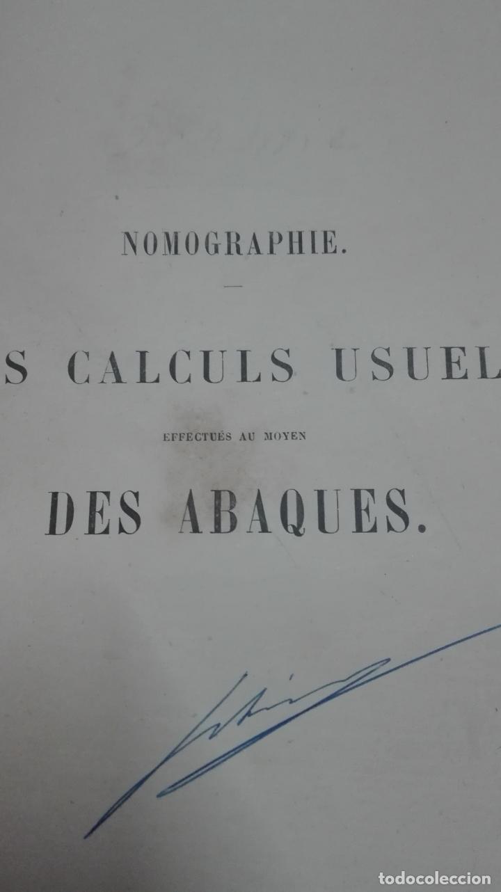 Libros antiguos: LES CALCULS USUELS- DES ABAQUES -1891 - Foto 6