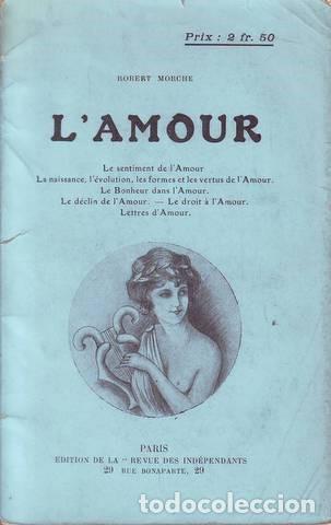 Libros antiguos: MORCHE, Robert:  LAMOUR. - Foto 1