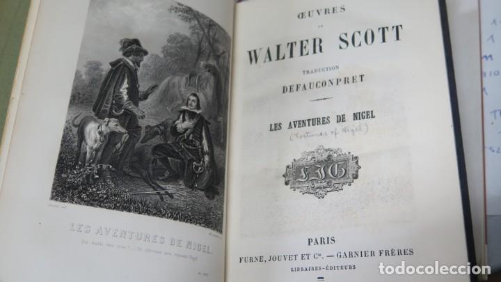 Libros antiguos: LES AVENTURES DE NIGEL. WALTER SCOTT. PARIS - Foto 2