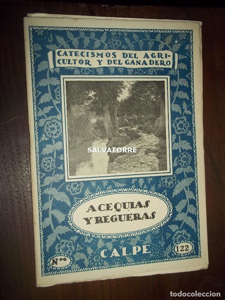 Livres anciens: CATECISMOS DE&Ntilde; AGRICULTOR Y GANADERO.ACEQUIAS Y REGUERAS.122.ESPASA CALPE.