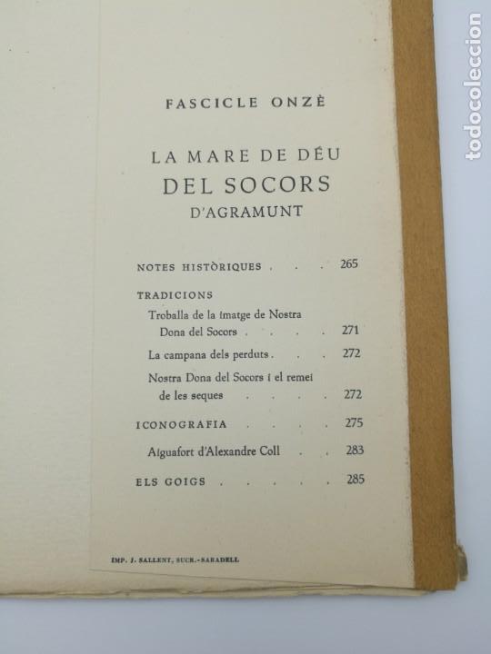 Libros antiguos: La mare de d&eacute;u del socors aiguafort Alexandre Coll - Foto 2