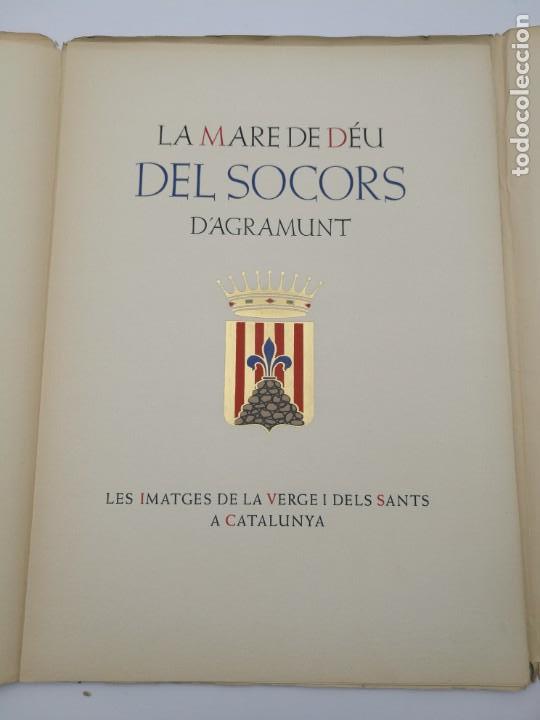 Libros antiguos: La mare de d&eacute;u del socors aiguafort Alexandre Coll - Foto 1