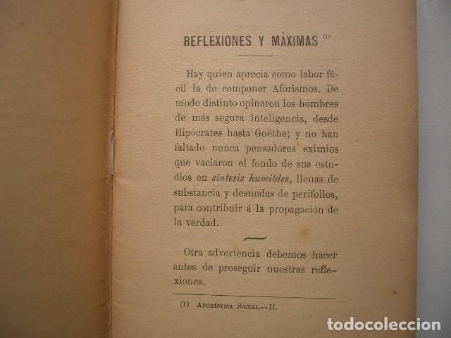 Libros antiguos: AFOR&Iacute;STICA SOCIAL FEU, Jos&eacute; Leopoldo 1903 - Foto 2