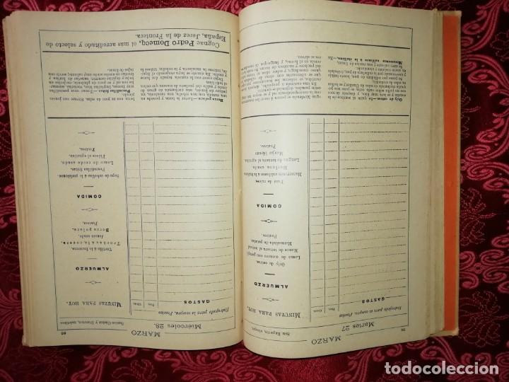 Libros antiguos: Agenda culinaria 1900 duquesa Lara - Foto 2