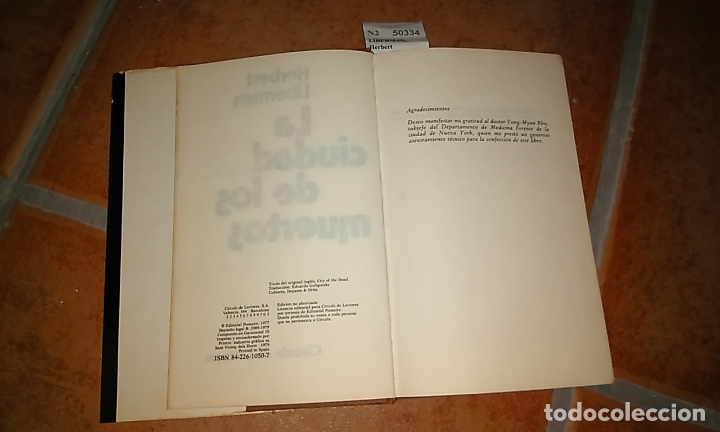 Libros antiguos: LIBERMAN, Herbert - LA CIUDAD DE LOS MUERTOS - Foto 3