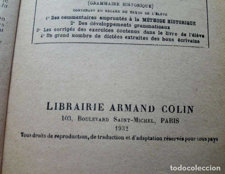 Libros antiguos: Cours GRAMMAIRE, 1932 - Foto 5 - 165411270