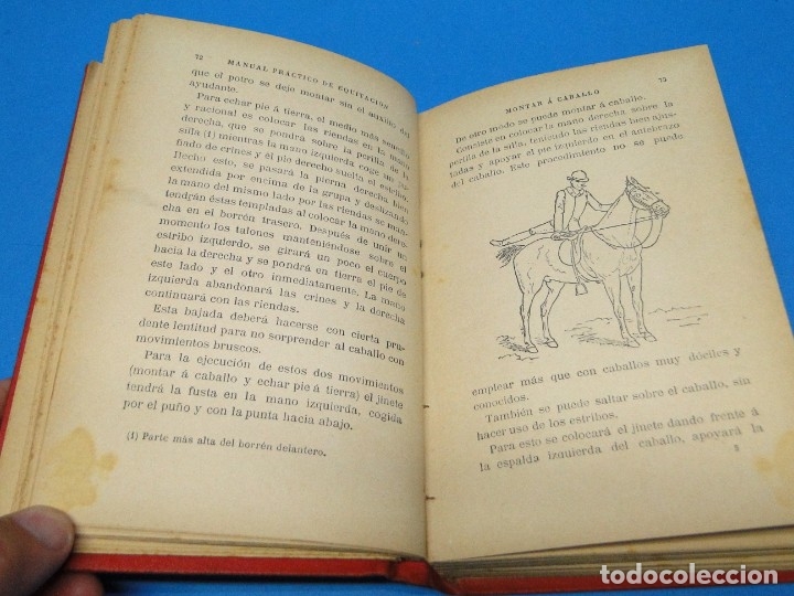 Libros antiguos: MANUAL PR&Aacute;CTICO DE EQUITACI&Oacute;N. CH.LEBRUN-RENAUD. - Foto 3