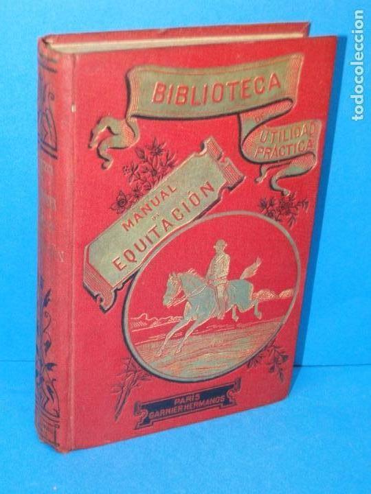 Libros antiguos: MANUAL PR&Aacute;CTICO DE EQUITACI&Oacute;N. CH.LEBRUN-RENAUD. - Foto 1