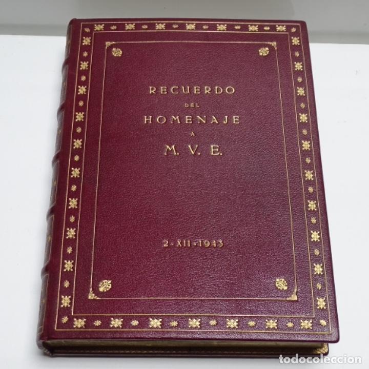 Libros antiguos: Libro homenaje manuel vidal españó1943.hotel oriente.fotos del acto,telegramas,agradecimientos.