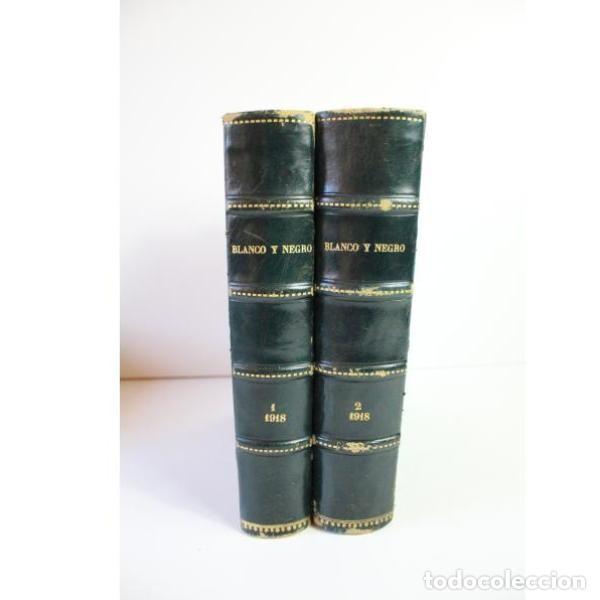 Antiquarische B&uuml;cher: Dos tomos blanco y negro a&ntilde;o 1918