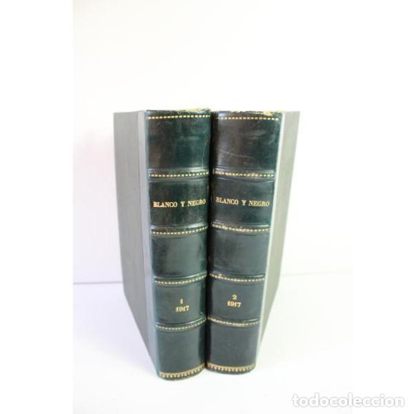 Libros antiguos: Pareja de tomos blanco y negro a&ntilde;o 1917
