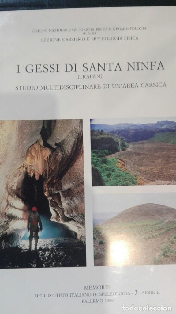 Libri antichi: i gesii di santa ninfa.sezione carsimo e speleologia fisica. memorie.palermo 1989