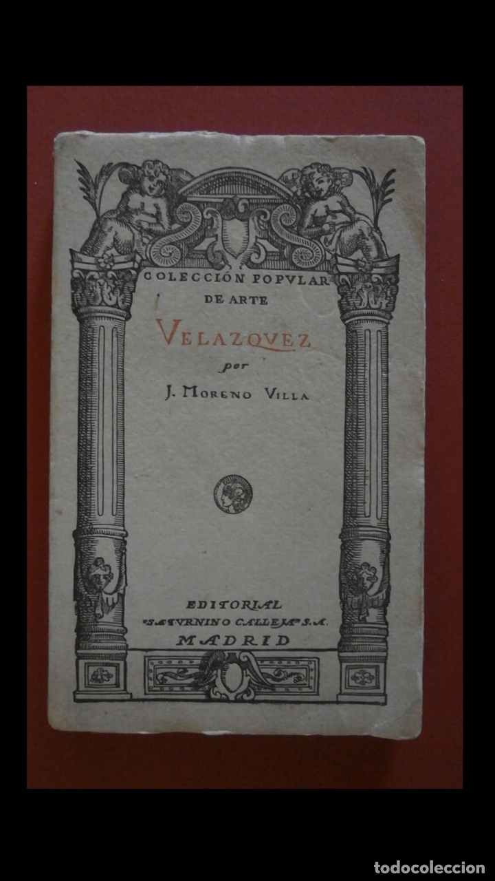Libros antiguos: Velazquez. J. Moreno Villa - Foto 1