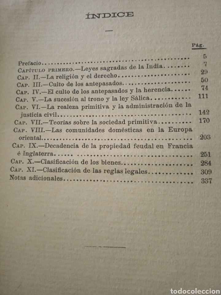 Libros antiguos: El antiguo derecho y la costumbre primitiva. - Foto 4