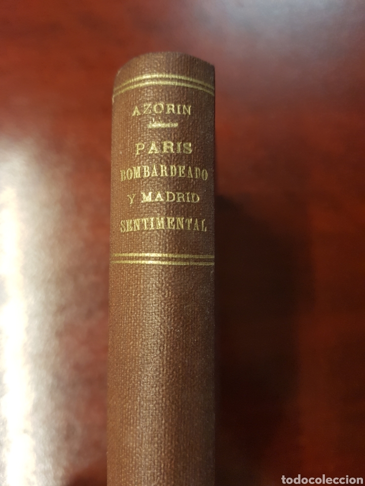 Libros antiguos: Paris bombaedeado y madrid sentimental - azorin - 1921 - Foto 2