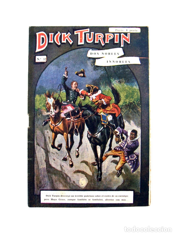 Libros antiguos: Dick Turpin N&ordm; 32 &ndash; Dos Nobles Innobles - Foto 1