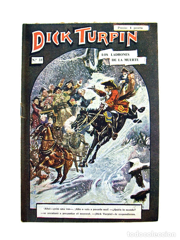 Libros antiguos: Dick Turpin N&ordm; 33 &ndash; Los Ladrones De La Muerte - Foto 1