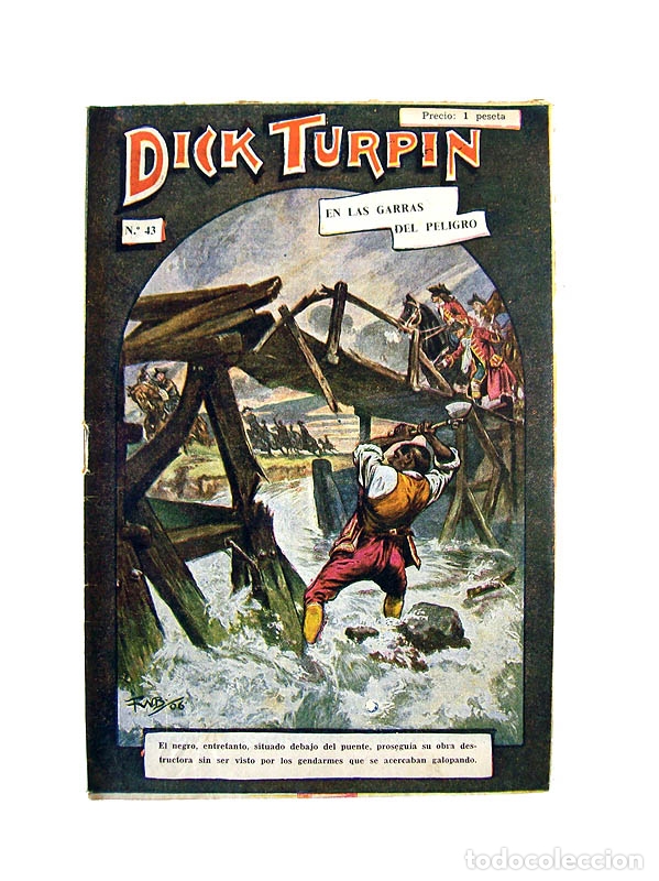 Libros antiguos: Dick Turpin N&ordm; 43 &ndash; En Las Garras Del Peligro - Foto 1