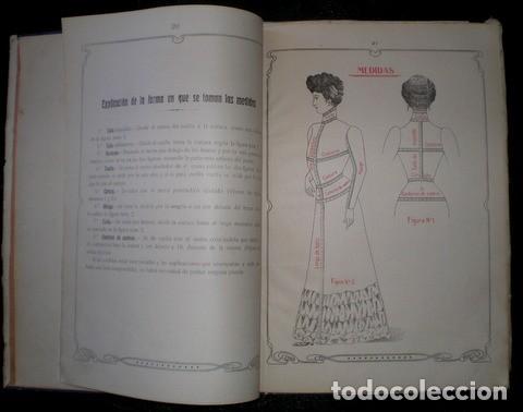 Libros antiguos: Mar&iacute;a del Pilar Ferrer: Teor&iacute;a y pr&aacute;ctica del corte. 1913 - Foto 4