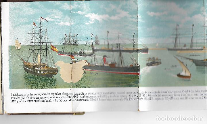 Libros antiguos: Plan de señales para el telégrafo de Monjuich 1884 - Foto 5 - 167182492