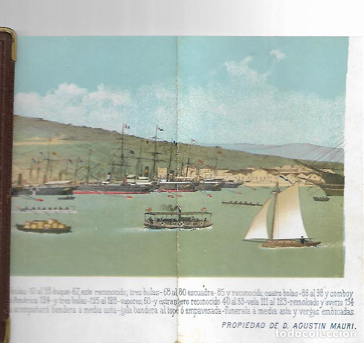 Libros antiguos: Plan de señales para el telégrafo de Monjuich 1884 - Foto 7 - 167182492