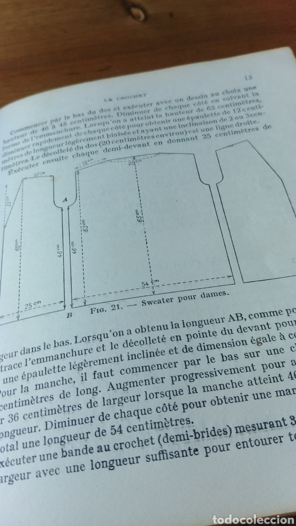 Libros antiguos: Travaux manuels Coupe et couture - Foto 9