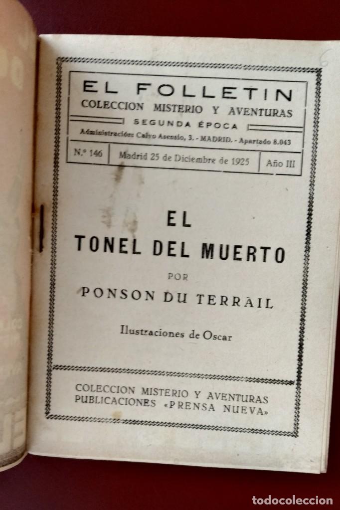 Libros antiguos: EL TONEL DEL MUERTO - Foto 2