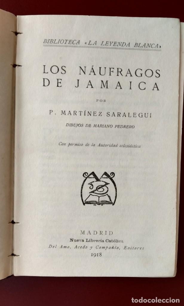 Libros antiguos: LOS N&Aacute;UFRAGOS DE JAMAICA - Foto 2