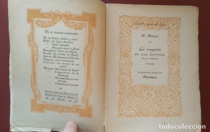Libros antiguos: La conquista de una derrota.- 1924 - Foto 2