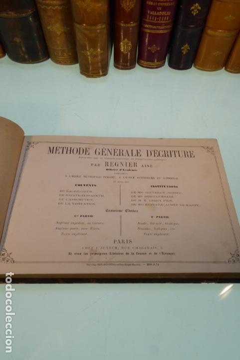 Libros antiguos: M&eacute;thode G&eacute;n&eacute;rale Decriture.Par Regnier Ain&eacute;. Par&iacute;s. 1883. - Foto 2