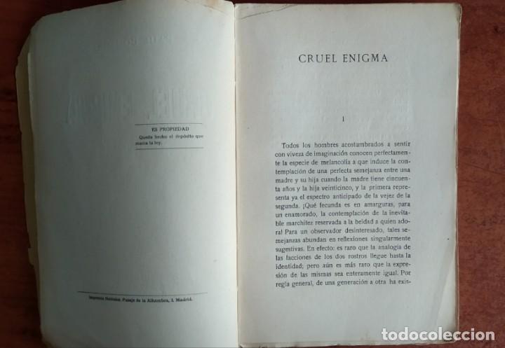 Libros antiguos: CRUEL ENIGMA PAUL BOURGET.- 1923 - Foto 2