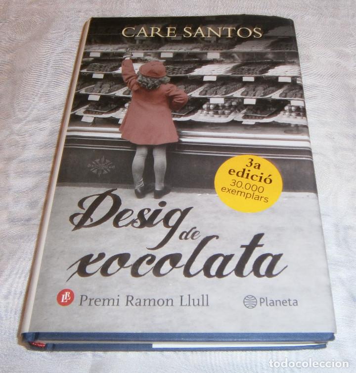 Libros antiguos: desig de xocolata premi Ramon Llull 2014 editorial planeta - Foto 1