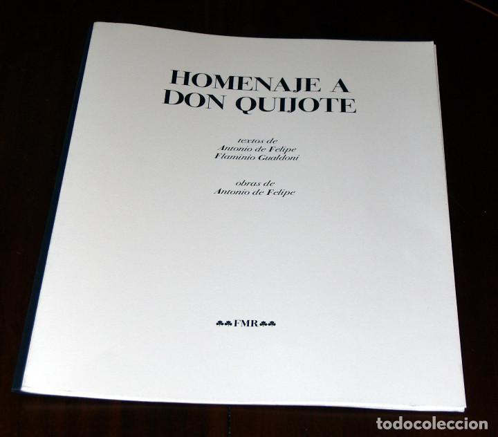 Libros antiguos: Don Quijote. Homenaje a Don Quijote - Foto 2