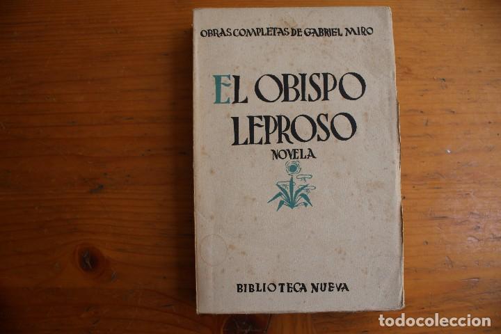 Libros antiguos: EL OBISPO LEPROSO GABRIEL MIRO - Foto 1