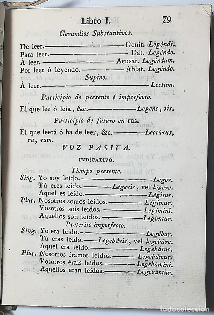 Libros antiguos: GRAMATICA LATINA EN CASTELLANO - JOSE CARRILLO - 1828 - Foto 6