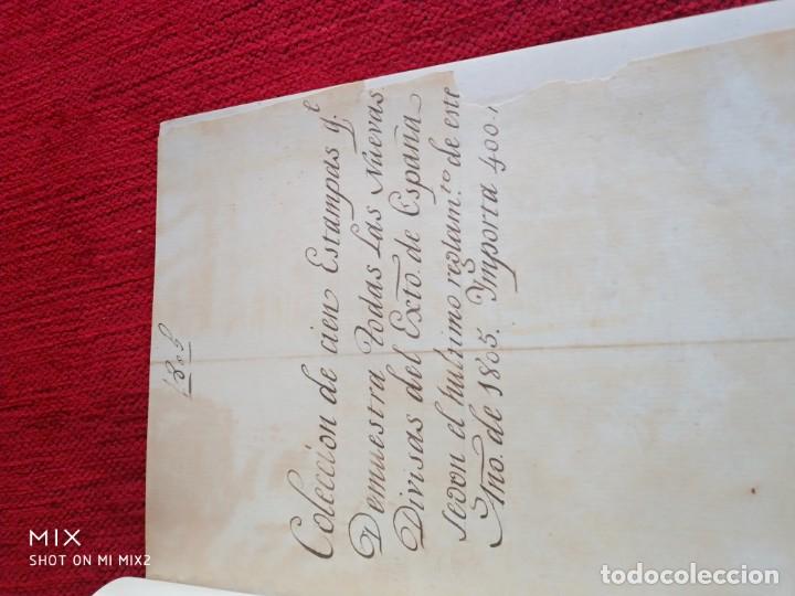 Libros antiguos: ESPA&Ntilde;A UNIFORMES MILITARES 1805 - Foto 4