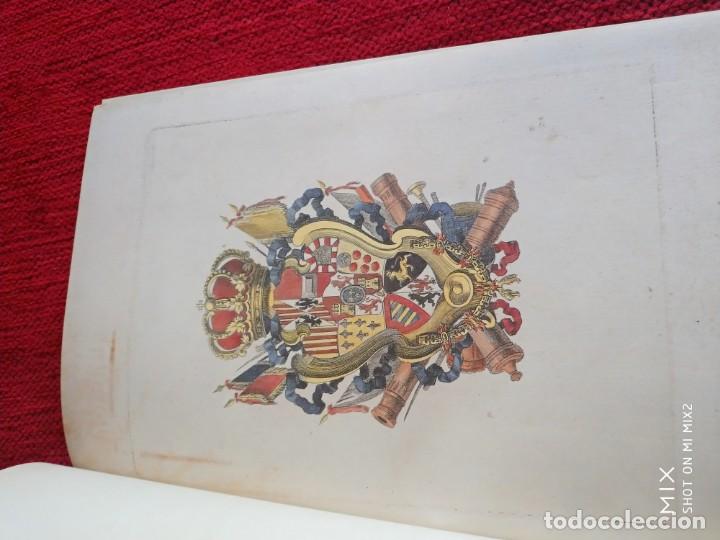 Libros antiguos: ESPA&Ntilde;A UNIFORMES MILITARES 1805 - Foto 5