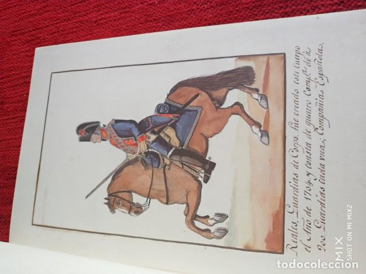 Libros antiguos: ESPA&Ntilde;A UNIFORMES MILITARES 1805 - Foto 6