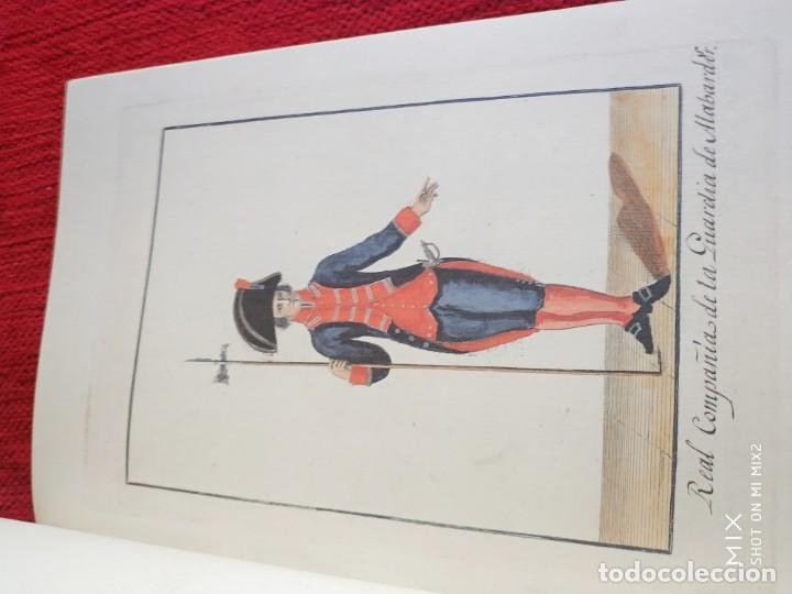 Libros antiguos: ESPA&Ntilde;A UNIFORMES MILITARES 1805 - Foto 7