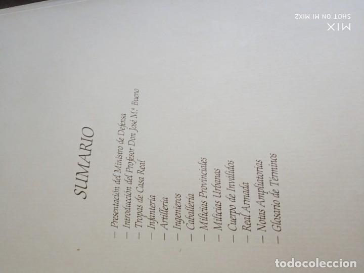 Libros antiguos: ESPA&Ntilde;A UNIFORMES MILITARES 1805 - Foto 9