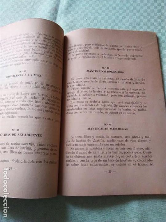 Libros antiguos: LOS POSTRES. BIBLIOTECA EL AMA DE CASA. De G. Bernard de Ferrer - Foto 3