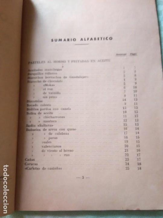 Libros antiguos: LOS POSTRES. BIBLIOTECA EL AMA DE CASA. De G. Bernard de Ferrer - Foto 5