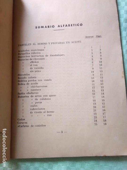 Libros antiguos: LOS POSTRES. BIBLIOTECA EL AMA DE CASA. De G. Bernard de Ferrer - Foto 7