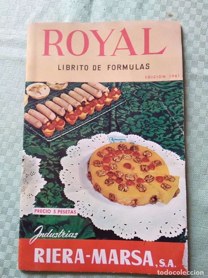 Libros antiguos: ROYAL librito de f&oacute;rmulas - Foto 1