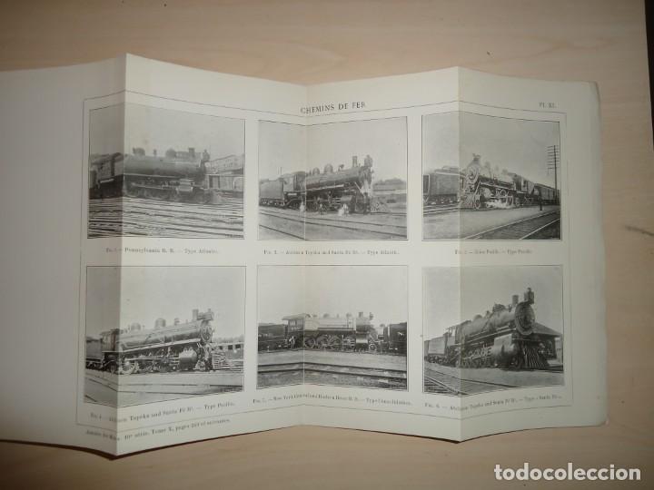Libros antiguos: Les chemins de fer am&eacute;ricains. Mat&eacute;riel et traction. Marcel Japiot. 1907. Ferrocarril