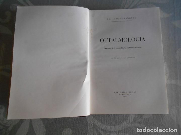 Libros antiguos: libro de oftalmologia de jose canovas - Foto 2