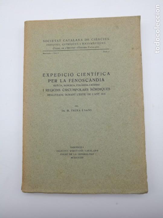 Old books: Expedici&oacute; cient&iacute;fica per la fenoscandia regions circumpolars 1933