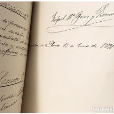 Libros antiguos: RAFAEL FORNS : MANUSCRITO. OPOSICIÓN A CÁTEDRA DE UNIV DE SANTIAGO. 1891 (PINTOR / MÉDICO. CASTELLÓN. Lote 168292664