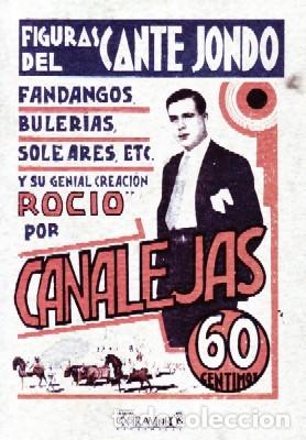Libros antiguos: FIGURAS DEL CANTE JONDO.FANDANGOS,BULERIAS, SOLEARES.VV.AA. FACSI-170.