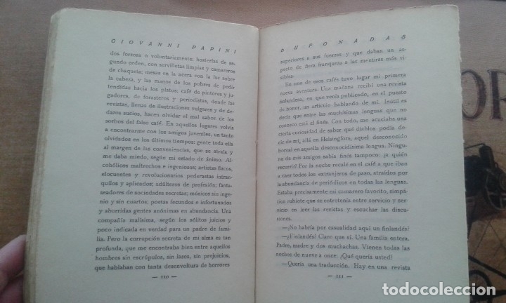 Libros antiguos: BUFONADAS. GIOVANNI PAPINI. EDITORIAL BIBLIOTECA NUEVA - Foto 4